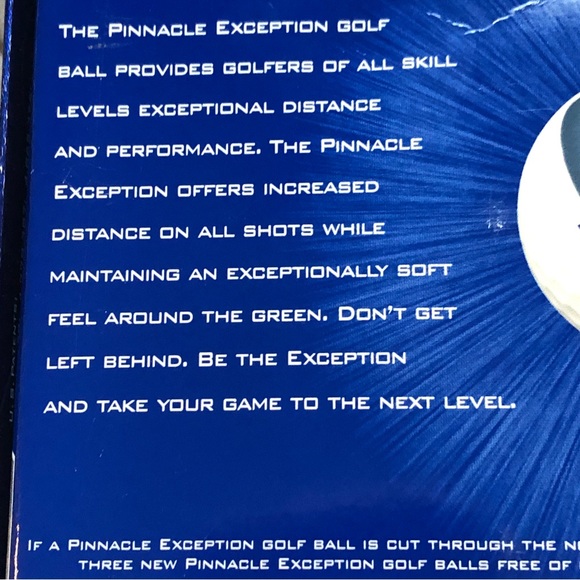 NWOT Pinnacle Golf Balls & Tees in Gift box - Picture 5 of 8